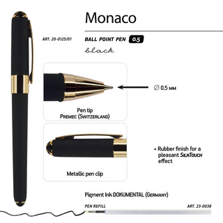 Bruno Visconti's Black Monaco Ballpoint Pen