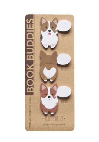 Cute Corgis Sticky Note Book Buddies