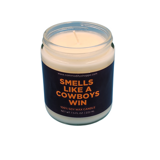 Smells Like a Cowboys Win Soy Wax Candle