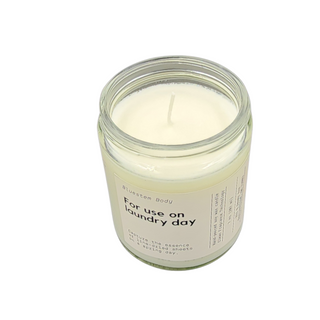 For Use on Laundry Day Soy Wax Candle