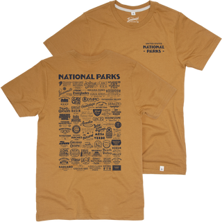 National Park Typography T-shirt