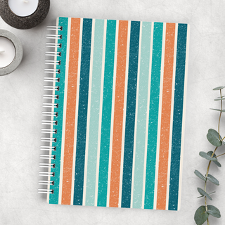 Striped Reusable Sticker Album Book