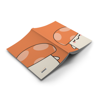 Smoko Kai Mushroom Classic Layflat Notebook