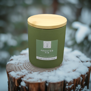 FROSTED FIR SOY WAX CANDLE