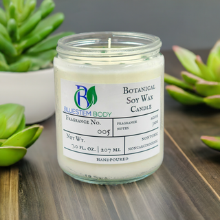 005 BOTANICAL SOY WAX CANDLE | CACTUS JADE