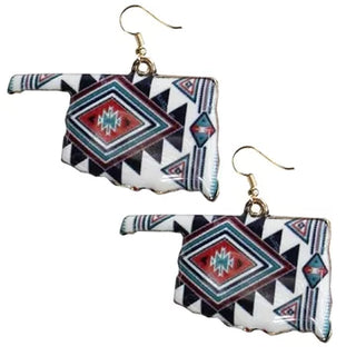 Oklahoma Southwest Earrings – Gold